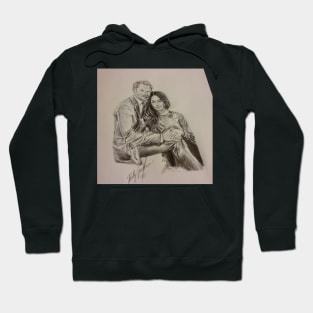 Prince Harry & Duchess Meghan Markle Portrait Hoodie